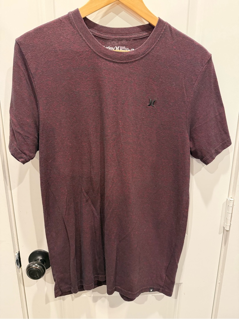 Hurley Short-Sleeve Crew T-Shirt in Plum